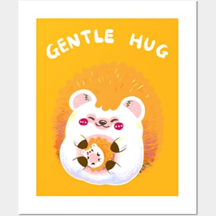 Gentle hug Posters and Art